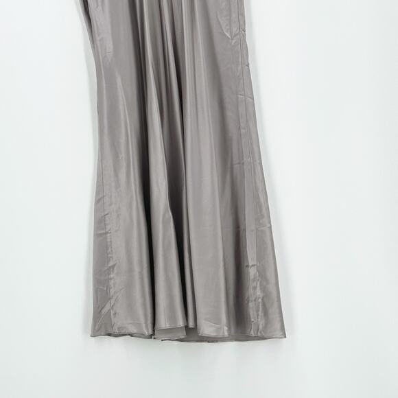 VTG Y2K Newport News Womens 100% Silk Slip Maxi Dress 12 Fairy Whimsy Romantic - Picture 6 of 8